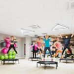 Fitnessraum mit Paneelen Combison Duo A