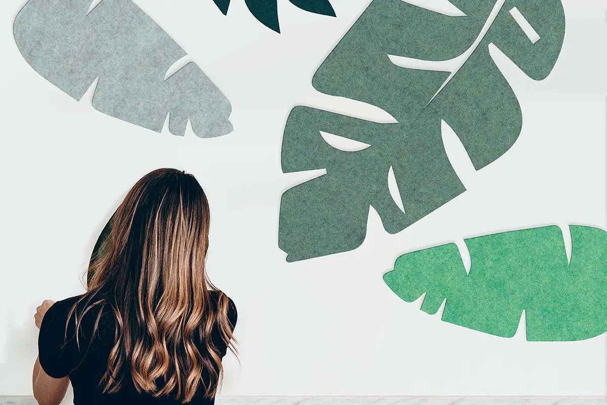 Slalom FELTshape leaves